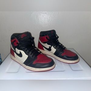 Jordan 1 Bred Toe Used